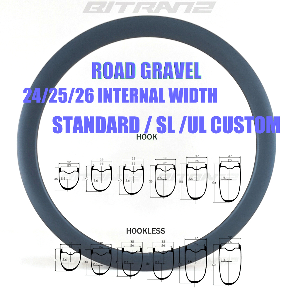 Gravel Bike Tires - Asymmetric 30mm 32mm Wide 700c Road