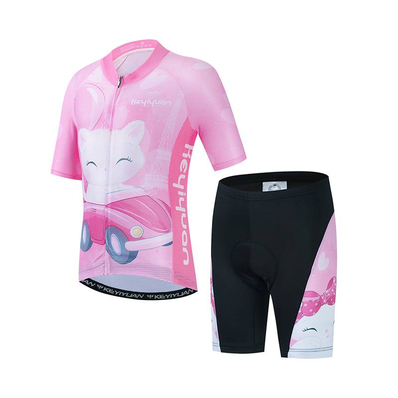 Cycling Gear For Kids - KEYIYUAN Kids Road Cycling Jersey Set