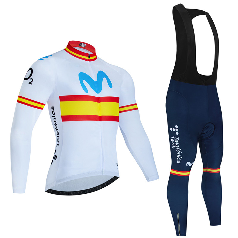 Spain Movistar Autumn Long Sle - Cycling Gear Clothing recension och pris