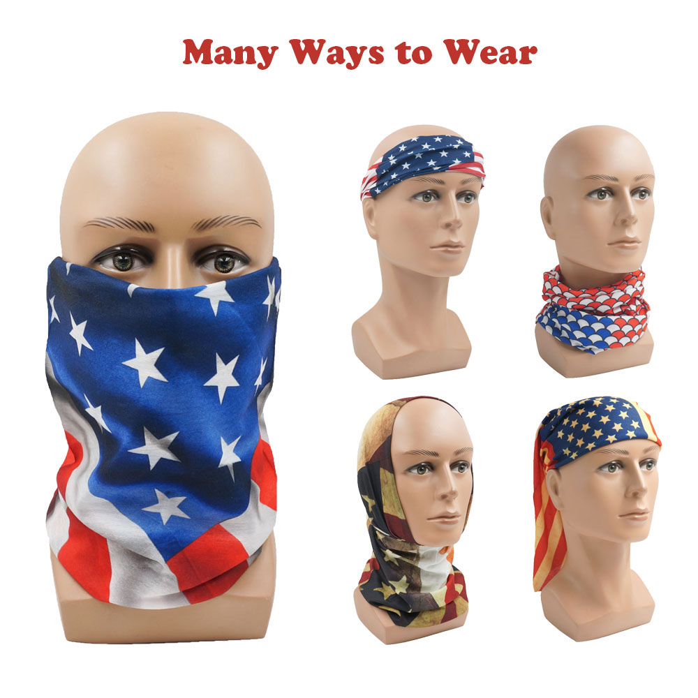 USA Flag Pattern Sun Protectiv - Cycling Protective Gear recension och pris