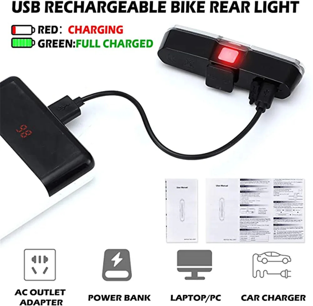 Waterproof USB Rechargeable LE - Cycling Gear Charging Station recension och pris
