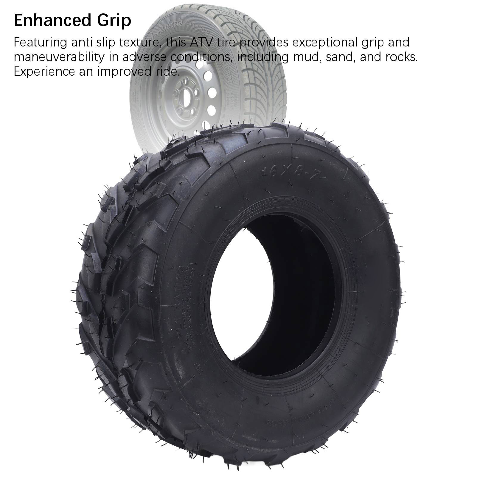 16x8-7 ATV Tire 7 Inch Rubber  - Road Bike Tire recension och pris
