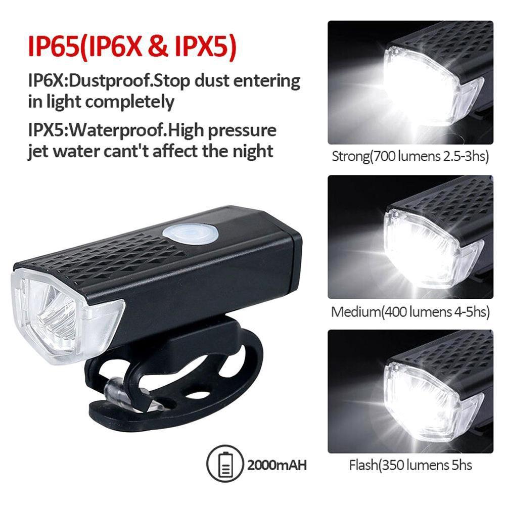 Bike Bicycle Light USB LED Rec - Cycling Gear Charging Station recension och pris