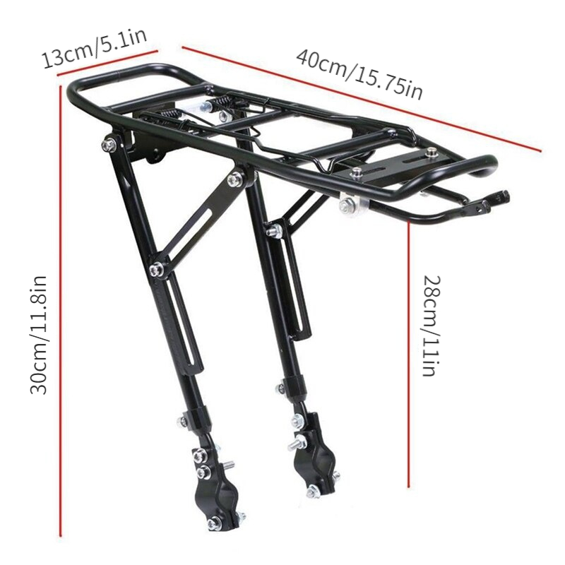 1PC Alloy Rear Bicycle  Rack C - Cycling Gear Organizer Bag recension och pris