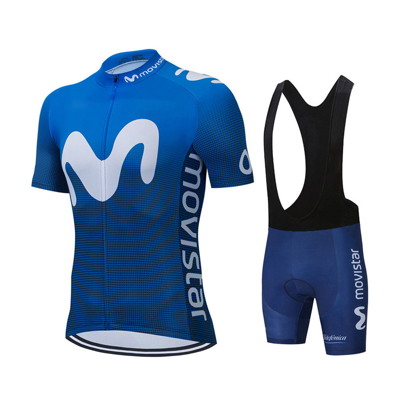 New Summer Movistar Team Cycli - Cycling Gear Clothing recension och pris