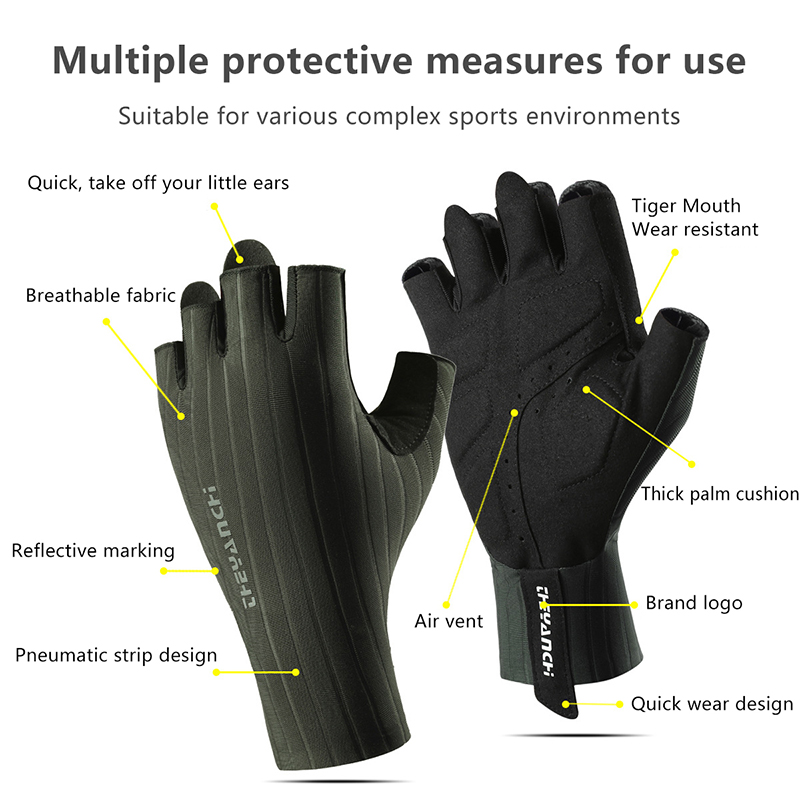Summer Breathable Half Finger  - Cycling Gear Padding recension och pris
