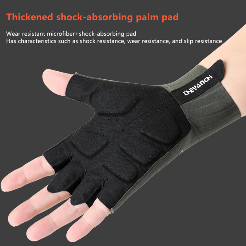 Summer Breathable Half Finger  - Cycling Gear Padding recension och pris
