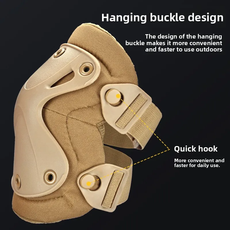 Tactical Knee Elbow Pads Set M - Cycling Gear Padding recension och pris