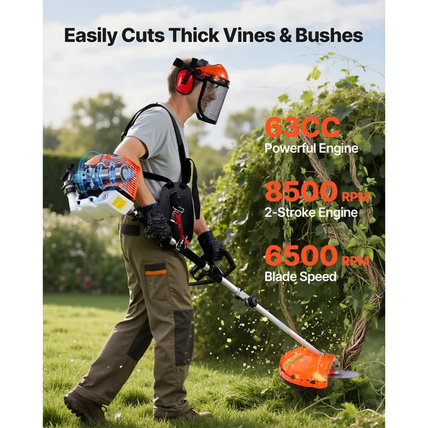 Gas Hedge Trimmer, 2 Cycle Gas - Cycling Protective Gear recension och pris