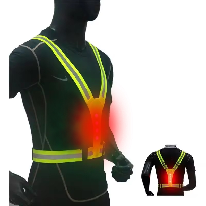 LED Running Vest Reflective Gl - Cycling Gear Clothing recension och pris