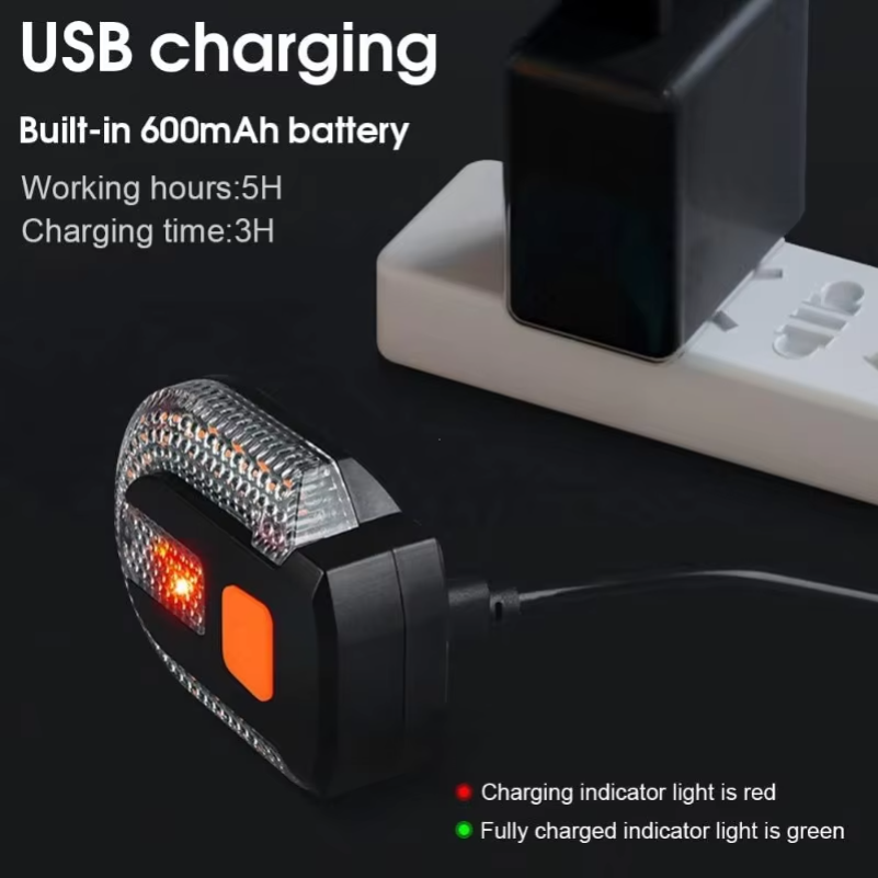 Bicycle Turn Signal Lights Wir - Cycling Gear Charging Station recension och pris