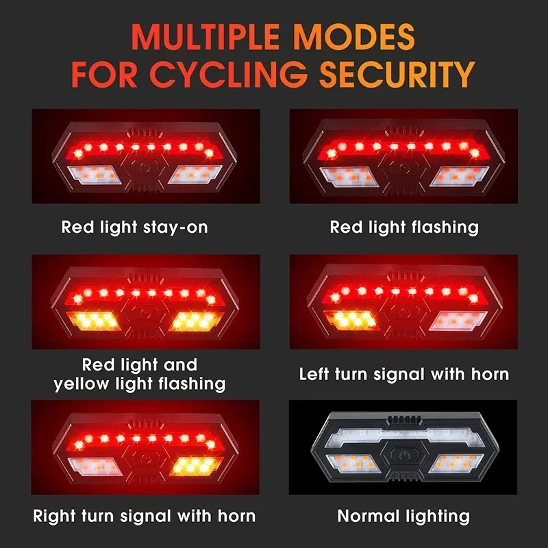 Bike Turn Signal Tail Light LE - Cycling Gear Charging Station recension och pris