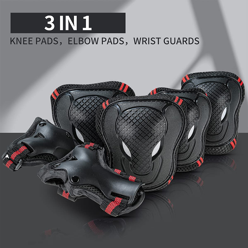 6Pcs/Set Sports Protective Gea - Cycling Gear For Kids recension och pris