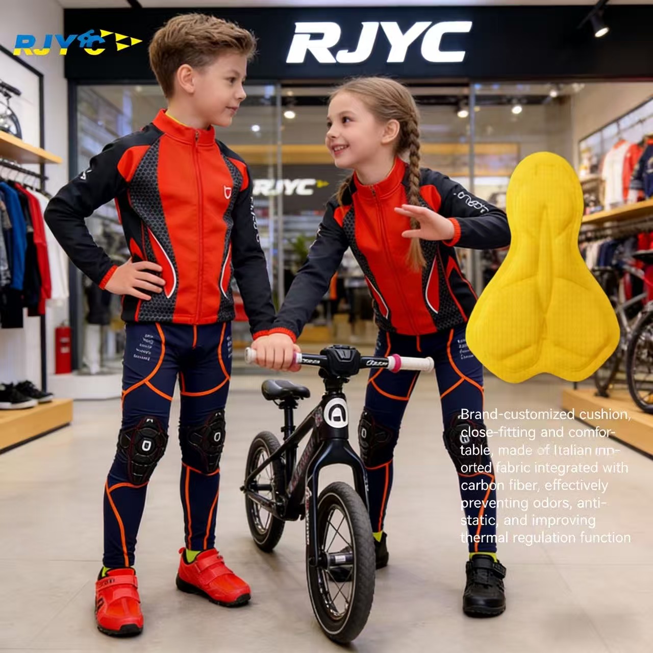 Rjyc Brand Spring and Summer C - Cycling Gear Padding recension och pris