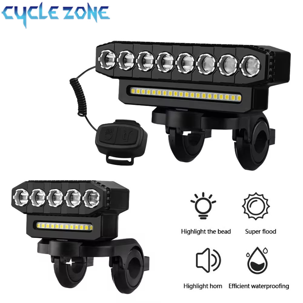 5/8 LED Bicycle Front Light US - Cycling Gear Charging Station recension och pris