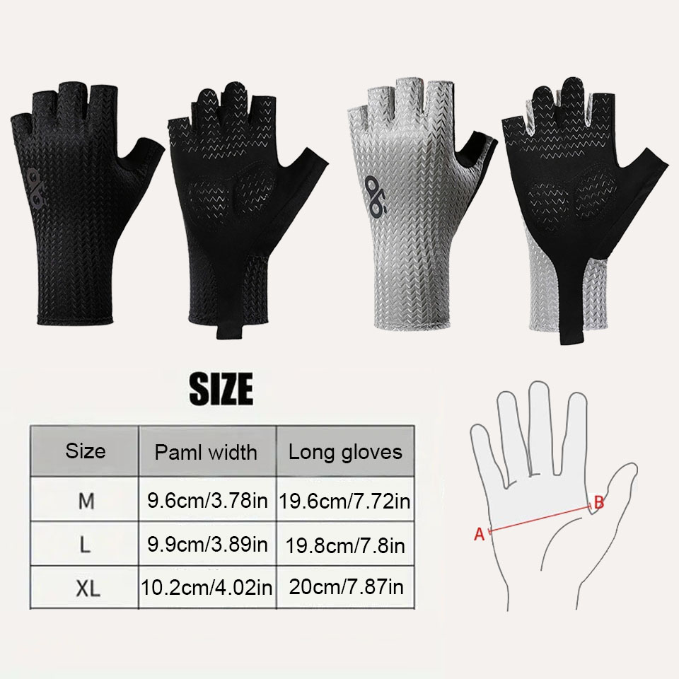Summer Breathable Half Finger  - Cycling Gear Padding recension och pris