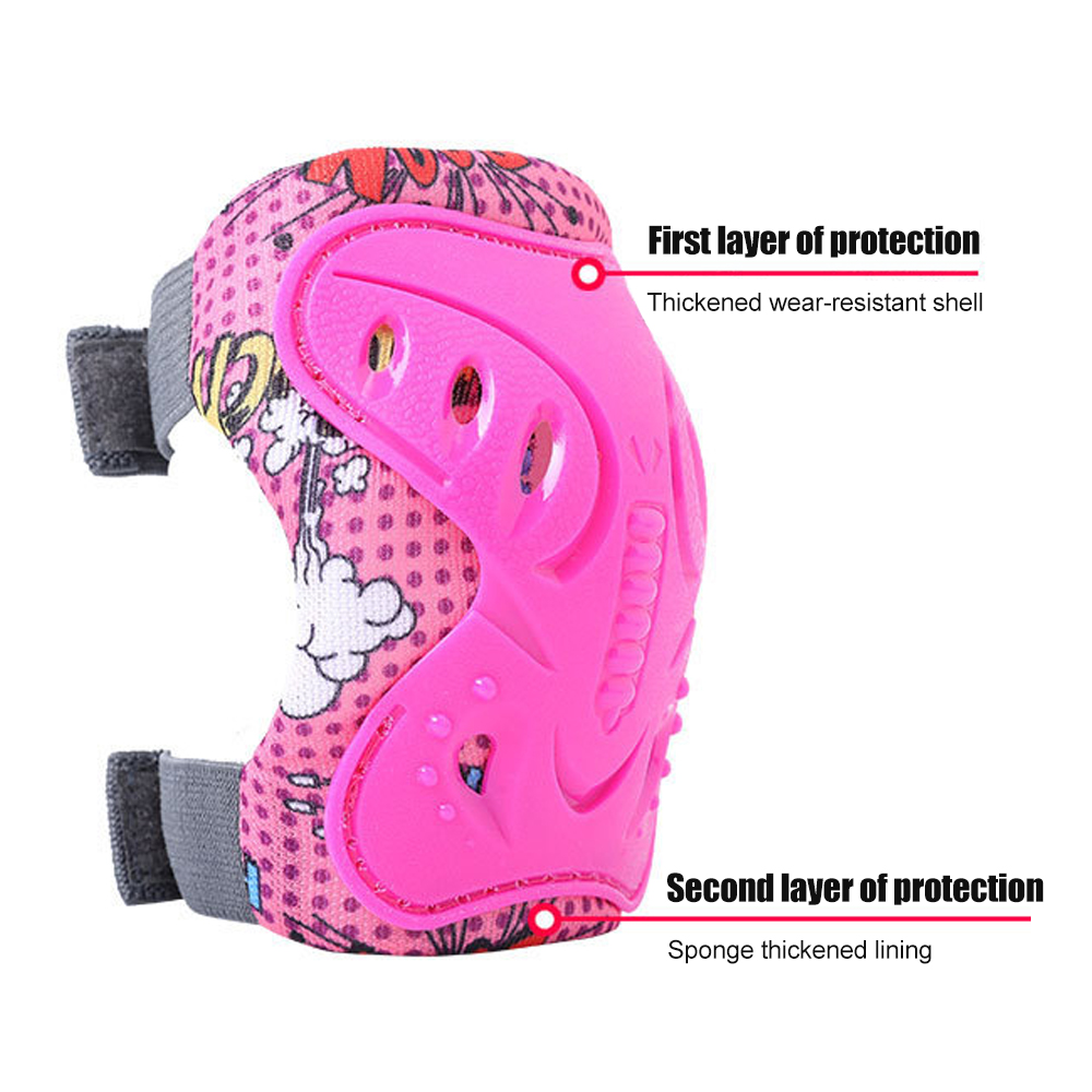 6Pcs Kids 3-12 Years Knee Elbo - Cycling Gear For Kids recension och pris