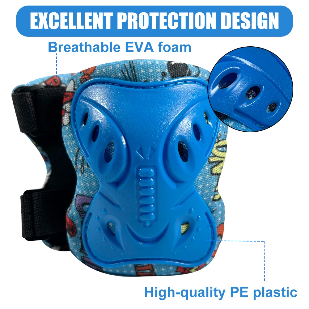 6Pcs Kids 3-12 Years Knee Elbo - Cycling Gear For Kids recension och pris