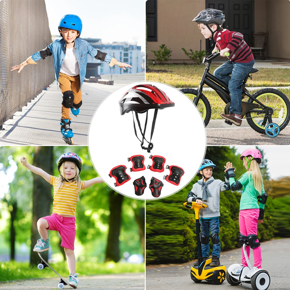 7Pcs Bicycle Sport Protective  - Cycling Gear Padding recension och pris