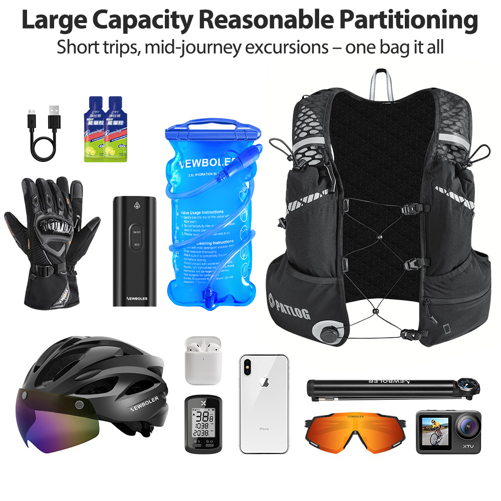 8L Breathable Hydration Vest P - Cycling Gear Organizer Bag recension och pris